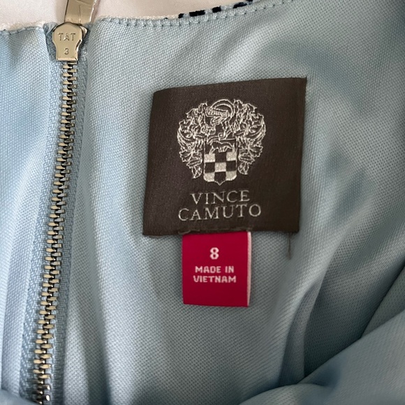 Vince Camuto size 8 dress blue/white - Picture 3 of 4